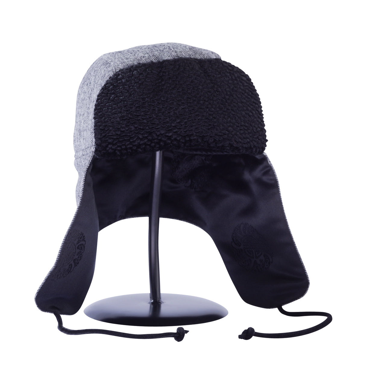48 Pieces Bomber Hat With Fur LininG-TwO-Tone SuedE-Like - Trapper Hats -  at 